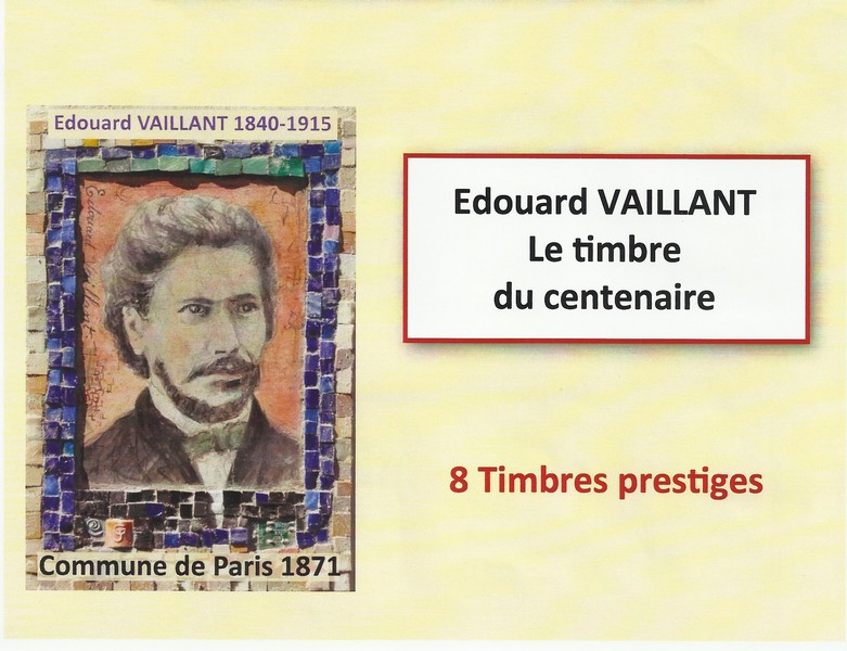 Le timbre du centenaire Édouard Vaillant